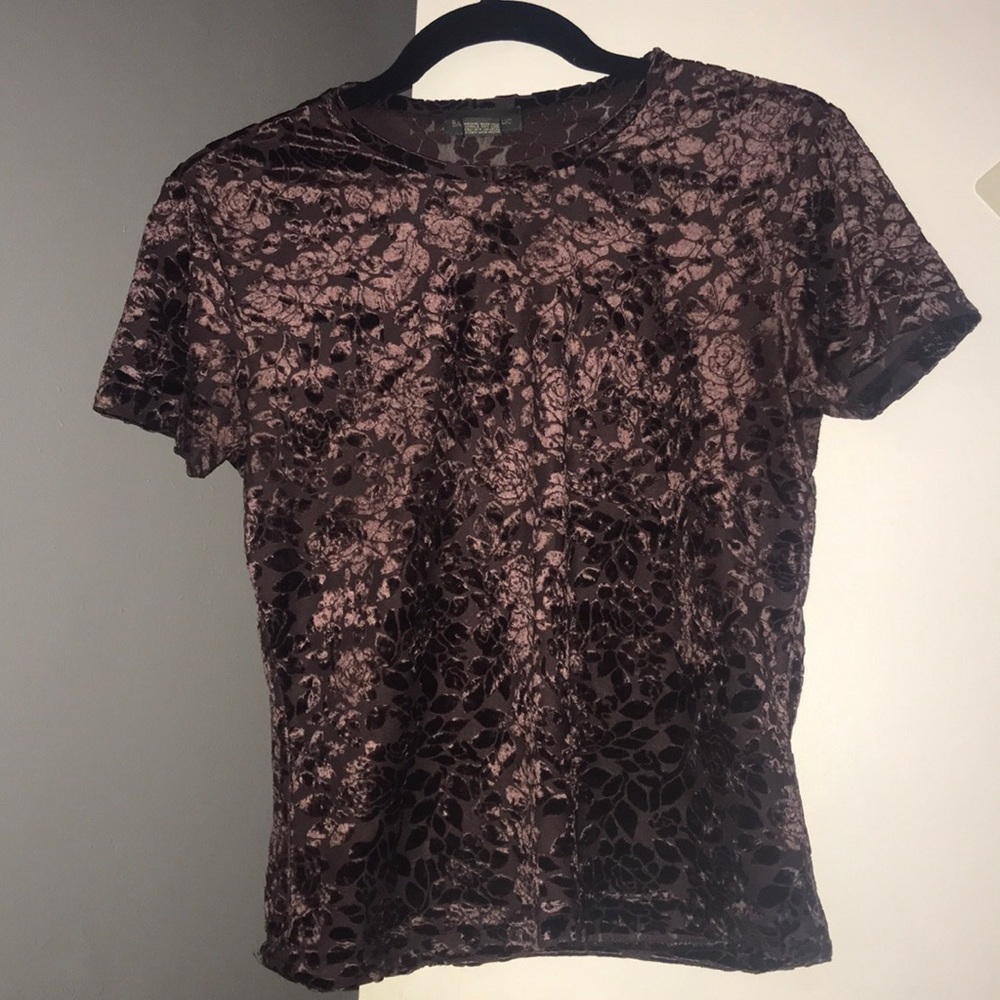 Banana republic velvet shirt
